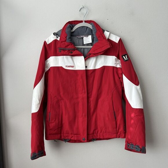 Vuarnet Puffer Jacket Womens Size 42 Large Ski Snowboarding Hooded Style 113337 - Picture 12 of 14